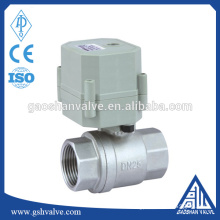 stainless steel 304 motorized ball valve 12v